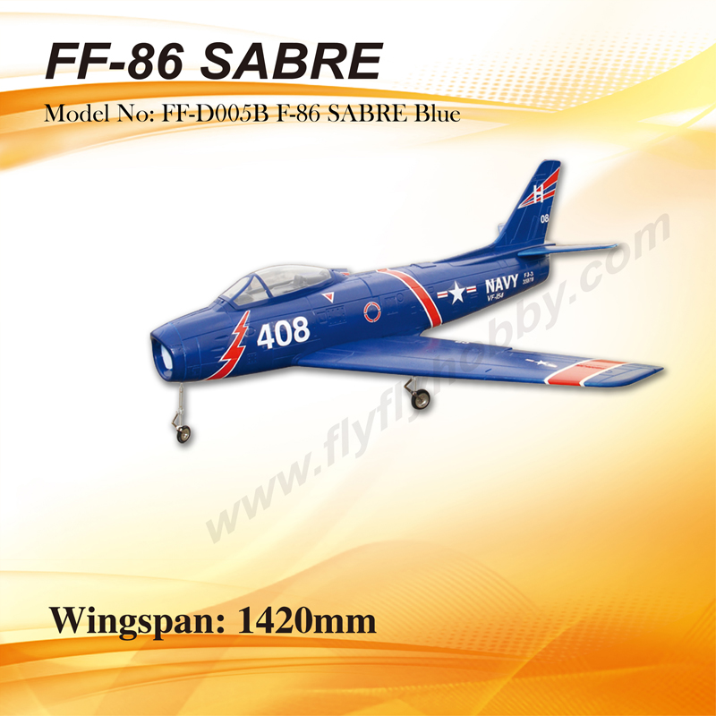 F86 Blue_W/Electric retract landing gear